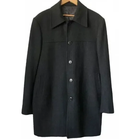 Abito NXT | Jackets & Coats | Abito Gray Wool Cashmere Blend